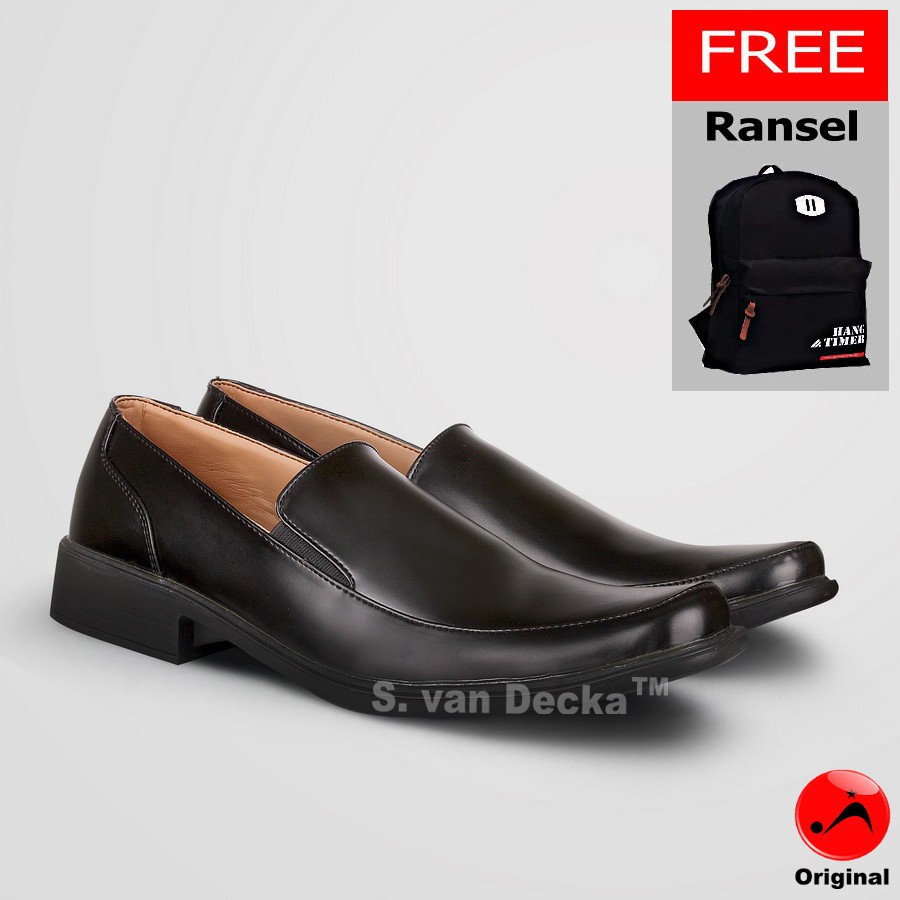 Sepatu Formal Pria S.van Decka R-TK025 + Gratis Tas Ransel