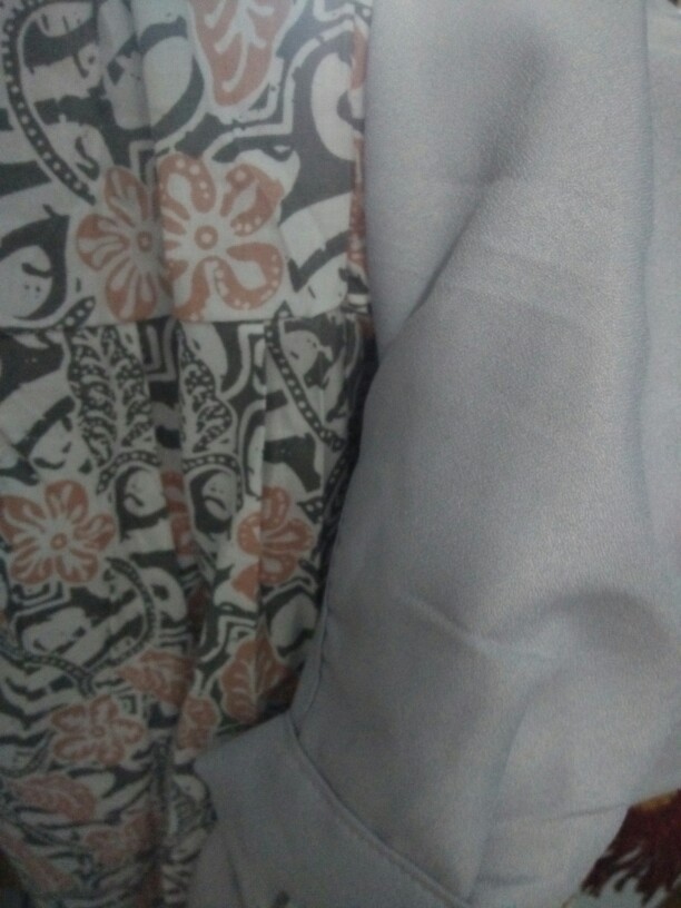 Tey-17 Batik Wanita Asj Sa Hrb026 Kenongo Kemeja Tosca Pendek