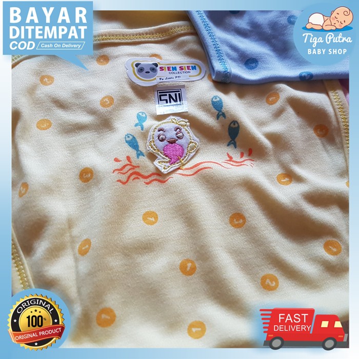 POPOK KAIN TALI BAYI CUCI ULANG MOTIF SIEN-SIEN SNI LEMBUT UNTUK BAYI