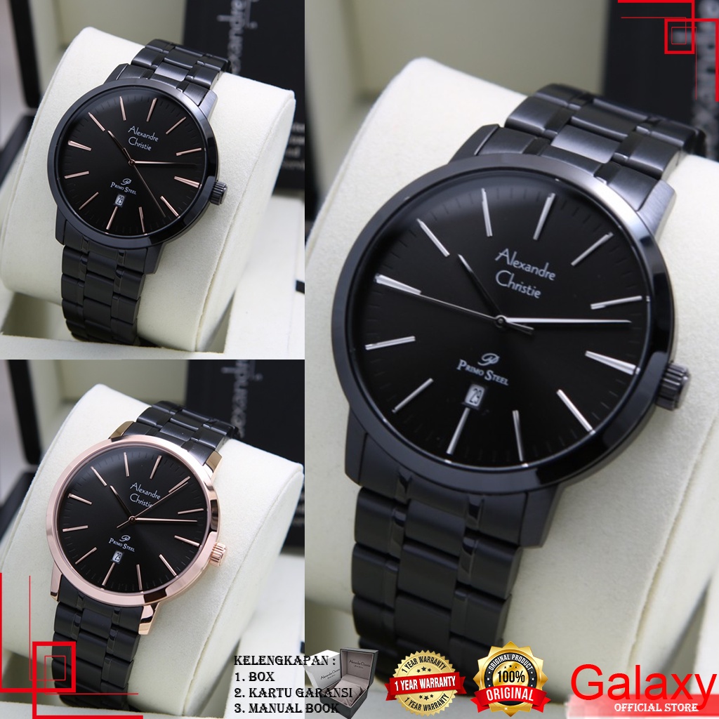 ALEXANDRE CHRISTIE PRIA ORIGINAL JAM TANGAN ALEXANDRE CHRISTIE PRIA JAM ALEXANDER CHRISTIE AC 1028