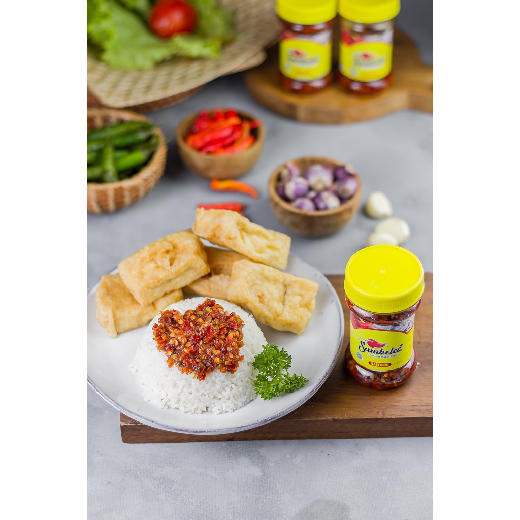 

SAMBAL BABY CUMI 150gr SAMBELEO 100% HALAL BPOM