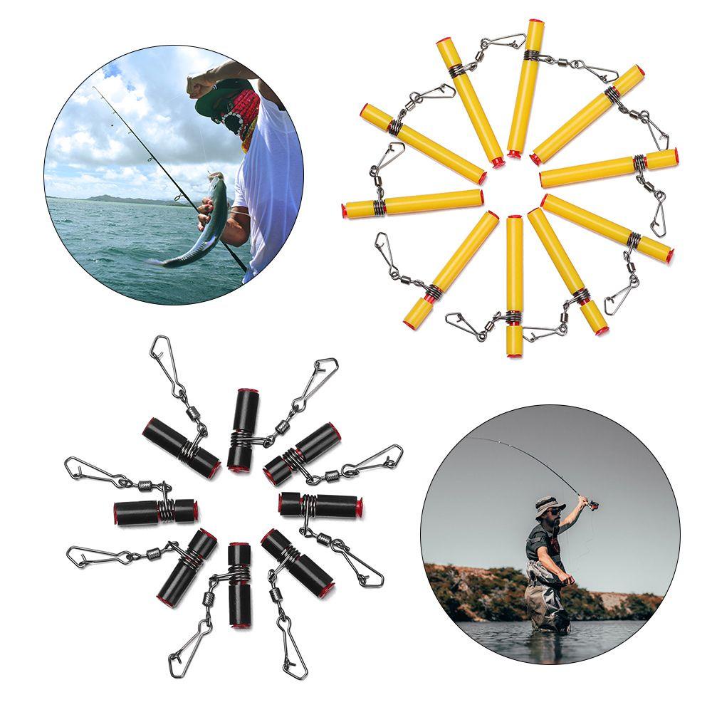 Lanfy Sea Fishing Balance Hooks Konektor Pancing 35/52mm Anti-Berliku Anti-Berliku Berliku-Liku Stabil Kepala Plastik Aksesoris Memancing String Hooks Bracket