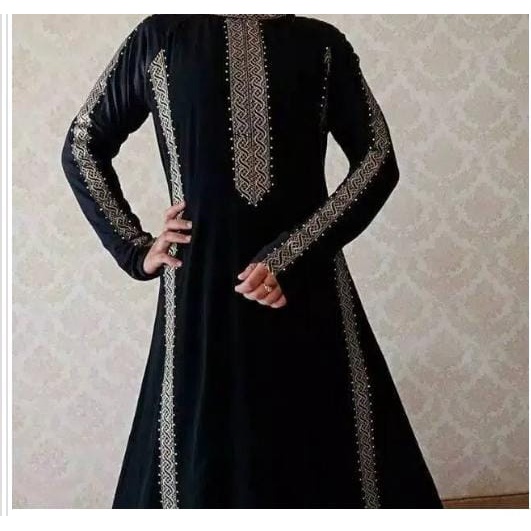 abaya hitam sakina turkey arabian busana muslim