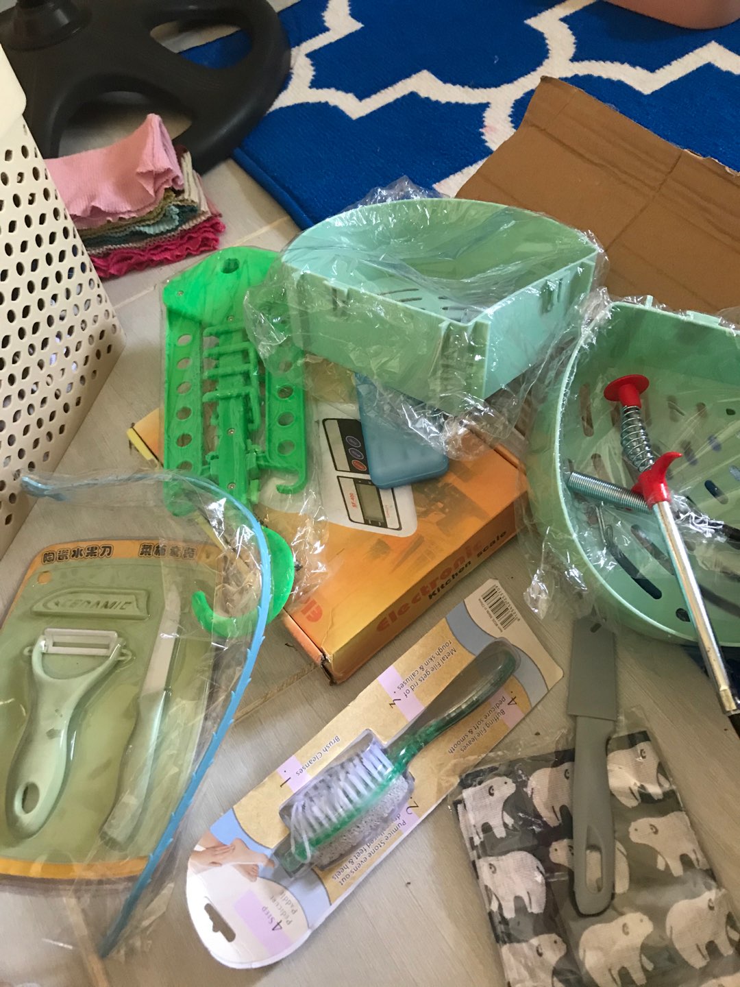 Agb - Aps21 - Talenan Dapur - Alat Talenan Set Dapur- Pisau Pengupas Kentang / Timun