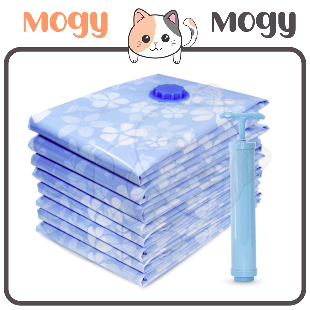 MOGYMOGY HL0139 Vacuum Bag Plastik Storage Press Vakum Kantong Pakaian