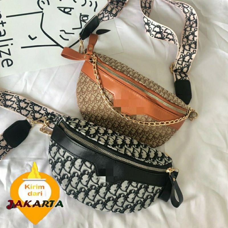 (3PC BISA IKG)GTBI99884618 NEW ARRIVAL !!! TAS PINGGANG IMPORT WAISH BAG PREMIUM TERBARU