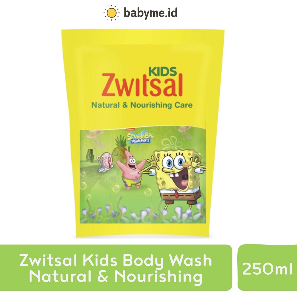 Zwitsal Kids Body Wash natural &amp; Nourishing 250ml