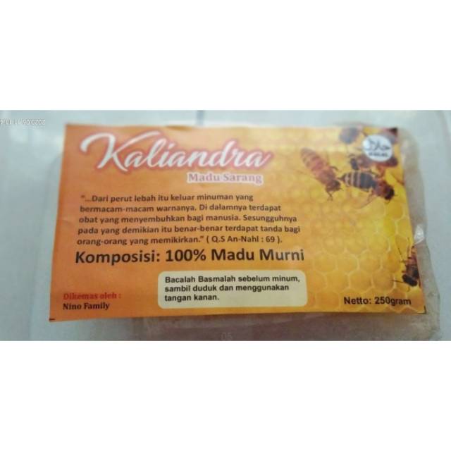 

Madu Sarang Kaliandra Asli 250 gr