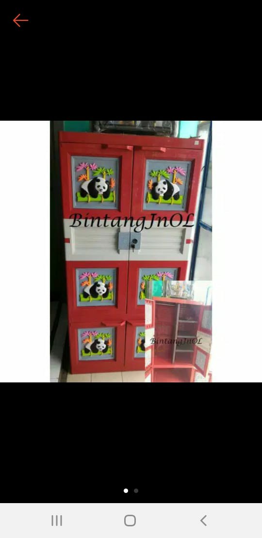 Lemari Plastik Miami Gantung (harga Promo)