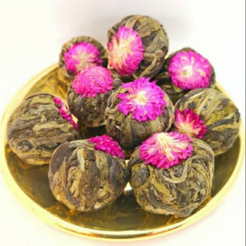 

Jasmine Blooming Flower Tea Balls Herbal Anti Aging Import