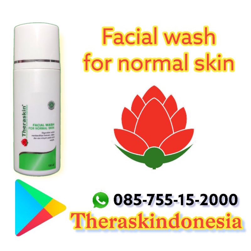 FACIAL WASH NORMAL THERASKIN / THERASKIN FACIAL WASH NORMAL / SABUN NORMAL THERASKIN