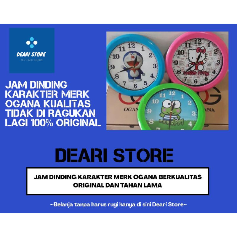 JAM DINDING HIAS KARAKTER KARTUN / JAM / JAM HIAS / JAM DINDING