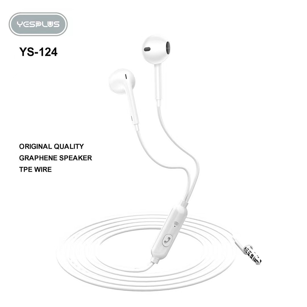 MIINII Headset/Handsfree YS-124 Earphone+Mic High Sound Stareo+Mic Call