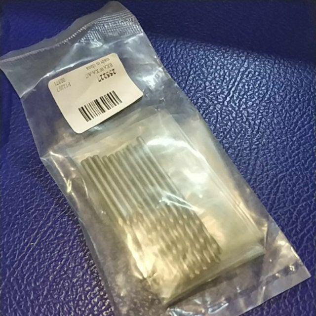 40pcs Mata Bor Mini Hss 0.5mm 2.0mm Straight Shank Astarit.id