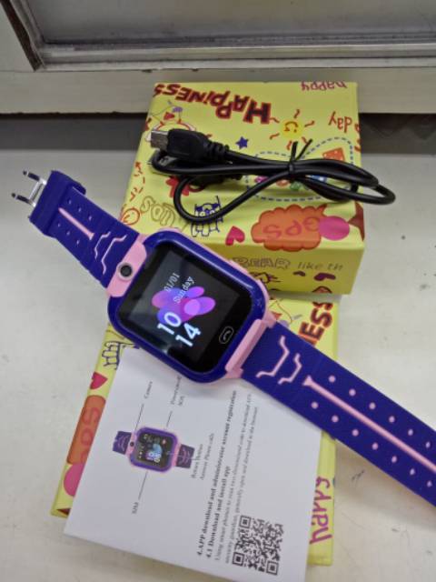 (BAYAR DITEMPAT) Anti Air Jam Tangan Pintar Smartwatch IPX4 Q12 Waterproof