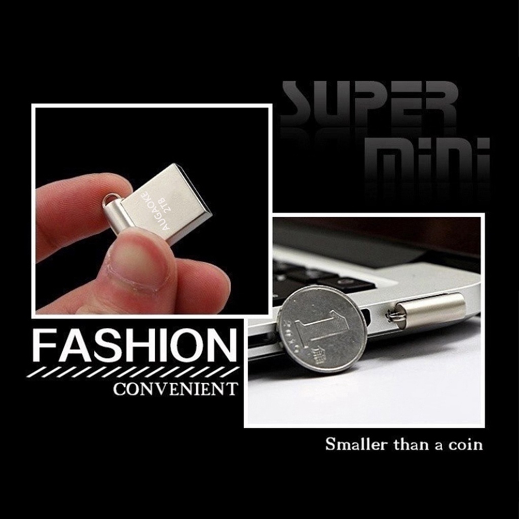 (Huluboy) Flashdisk USB 3.0 1TB / 2TB Plug &amp; Play Untuk Mobil