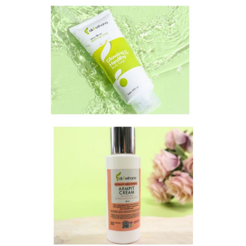 Blunding Bodywash + Ultimate Armpit Cream dr Ferihana | Sarasdrferihanacosmetics