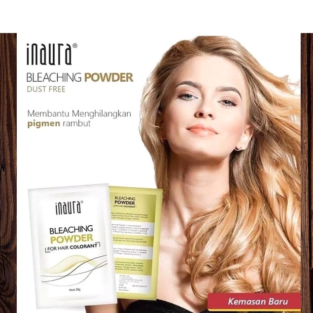 Jual Inaura Bleaching Powder Sachet 20gr Shopee Indonesia