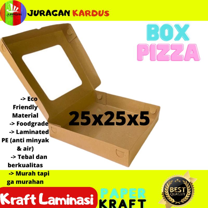 

DUS KRAFT/ DUS DONAT / DUS PIZZA / BOX BROWNIES / BOX JENDELA/25x25x5