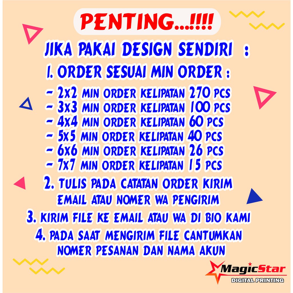 Sticker label custom bontak / label stiker logo cutting TERMURAH-1