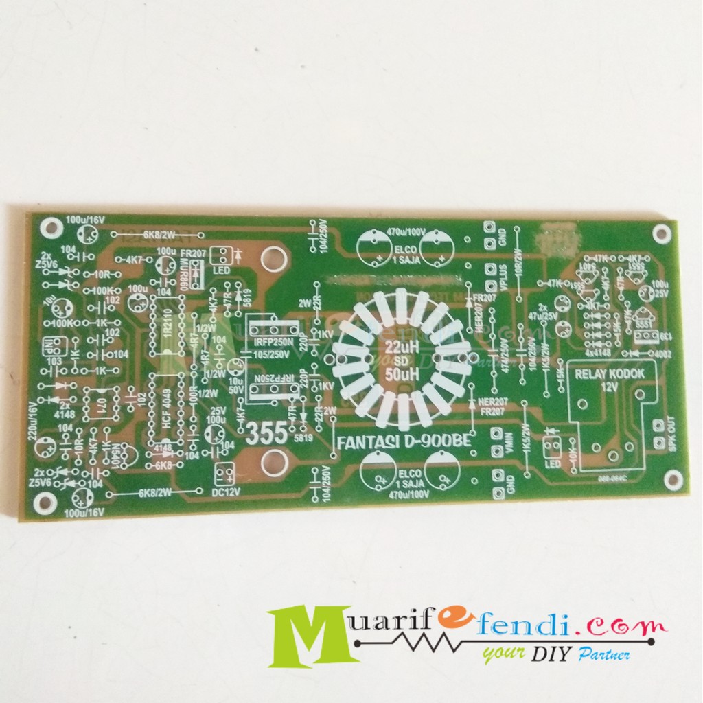 PCB Power Amplifier Class D D900 V.3 FANTASI protector 355M