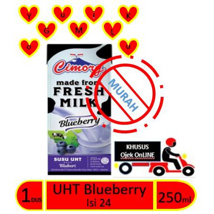 

Cimory UHT Blueberry 250ml 1 dus isi 24