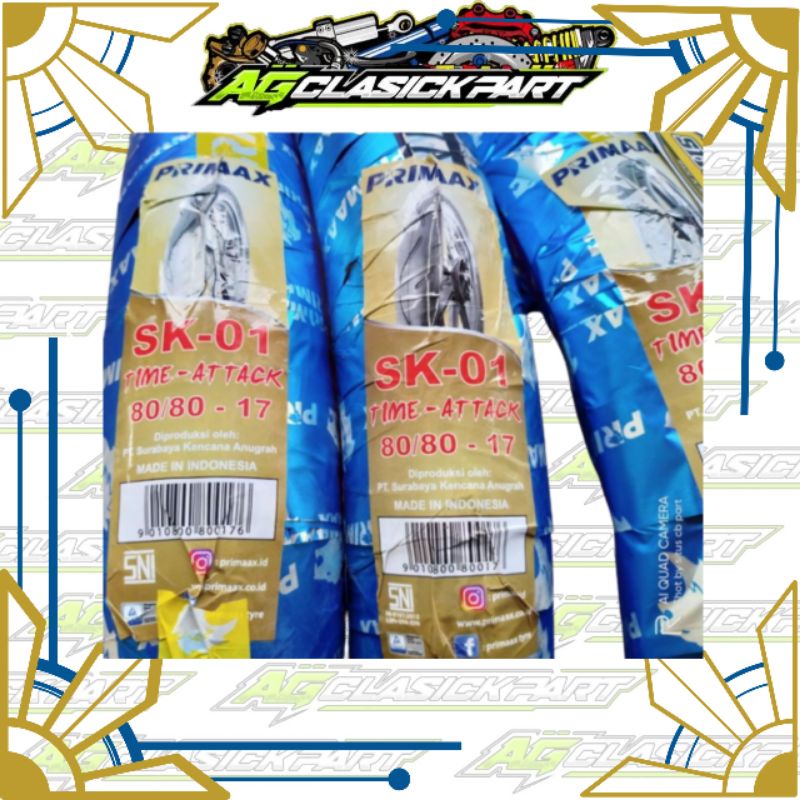 Ban primax doncep/donat murah  primaax sk 1 01 uk 80/80 . 90/80 . 100/70  R 17