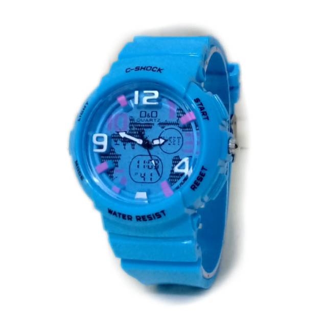 Jam Tangan Wanita Korea Strap Rubber Baby-C World Time