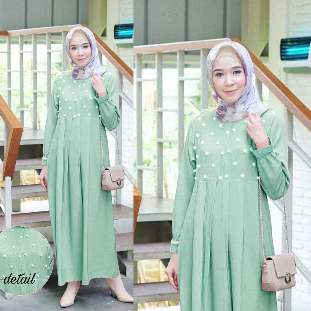AB Agen Baju Official Shop - maxi MUTIARA muslim wanita
