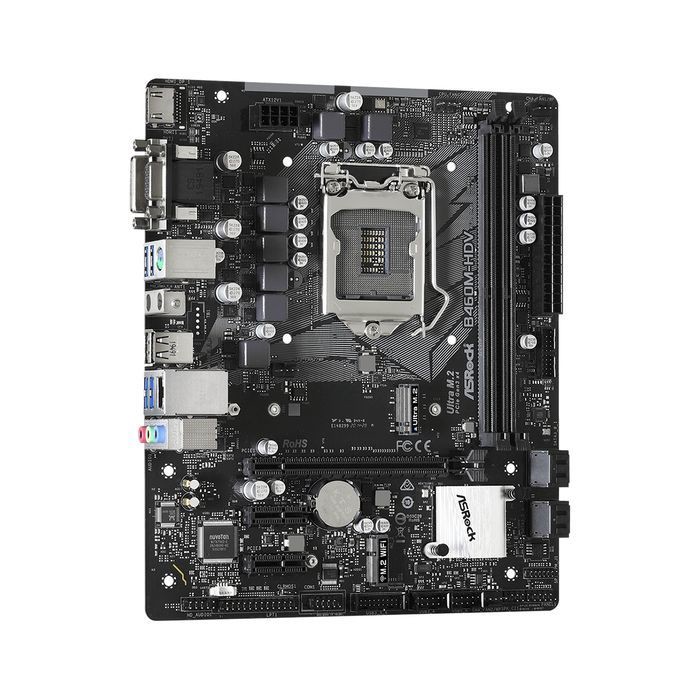 ASRock B460M-HDV (LGA1200, B460, DDR4, USB3.2, SATA3)