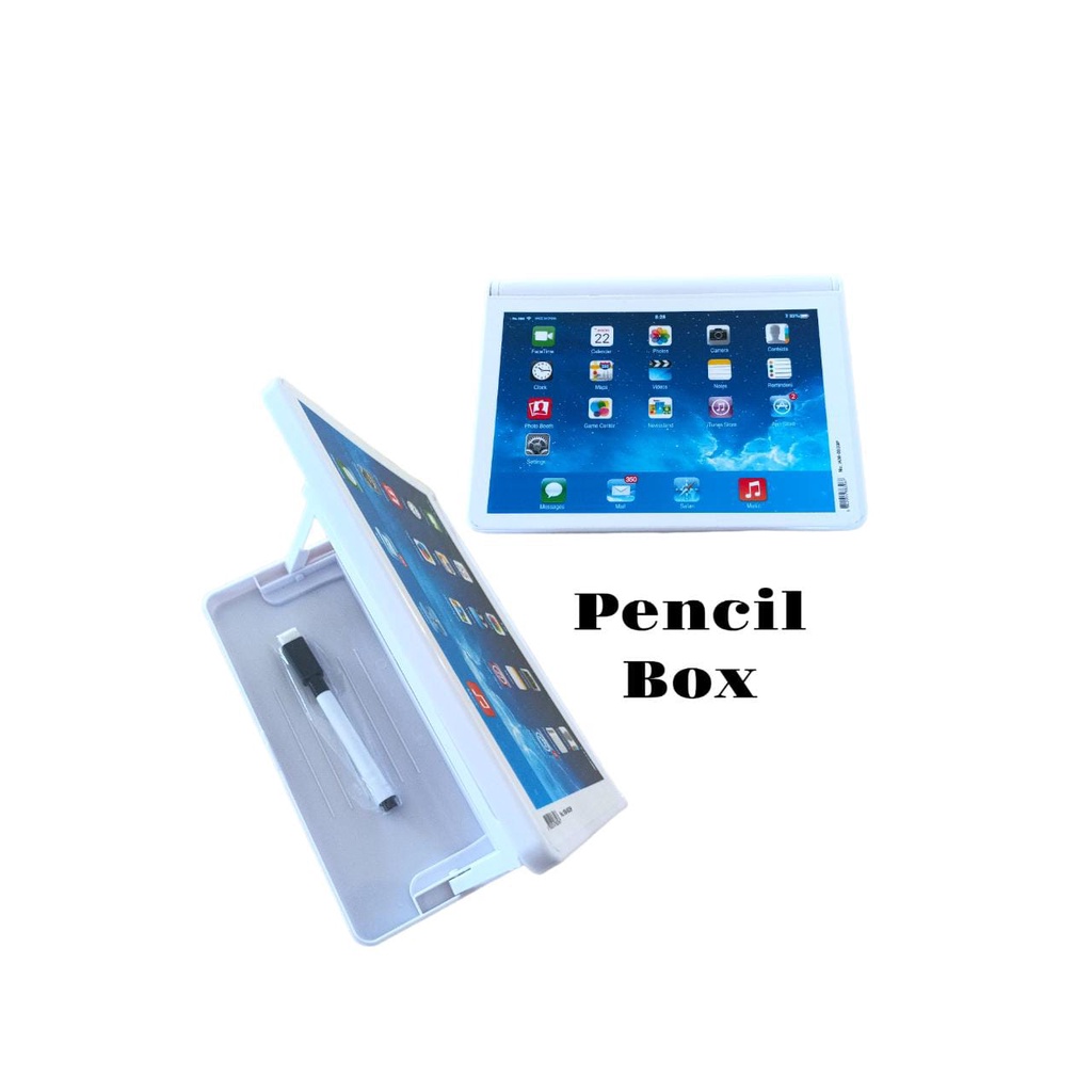

[SST] Pencil Box Tatakan Buku Plus White Board