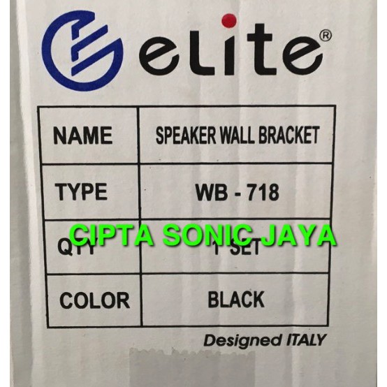 braket speaker holder &quot;elite&quot; wb718