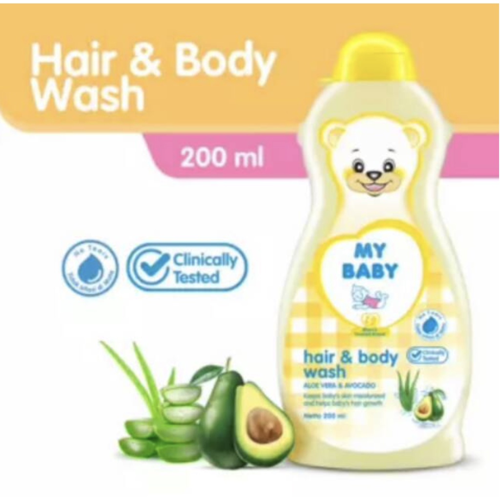 My Baby Hair &amp; Body Wash [ Refill / Botol ]