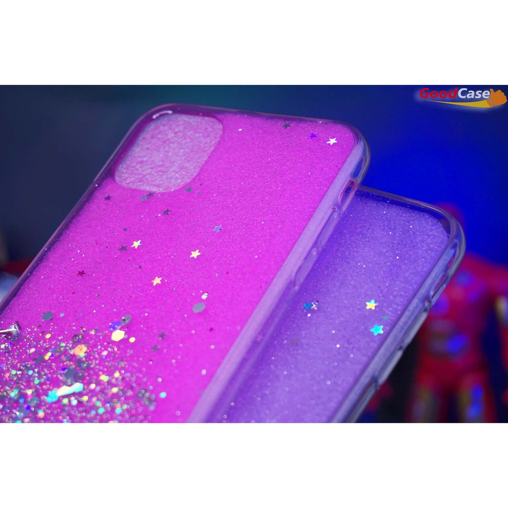 GoodCase - Case Oppo F9 | F11 Pro | A31 2020 | A53/A32 2020 | A33 2020 | A15 | A7/A5S/A12/A11K Clear Glitter Plus Tali