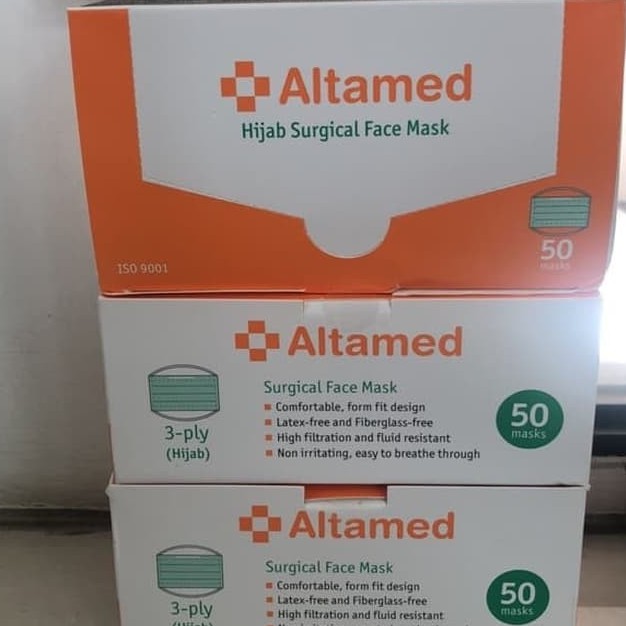 MASKER MEDIS HIJAB ALTAMED 3 PLY