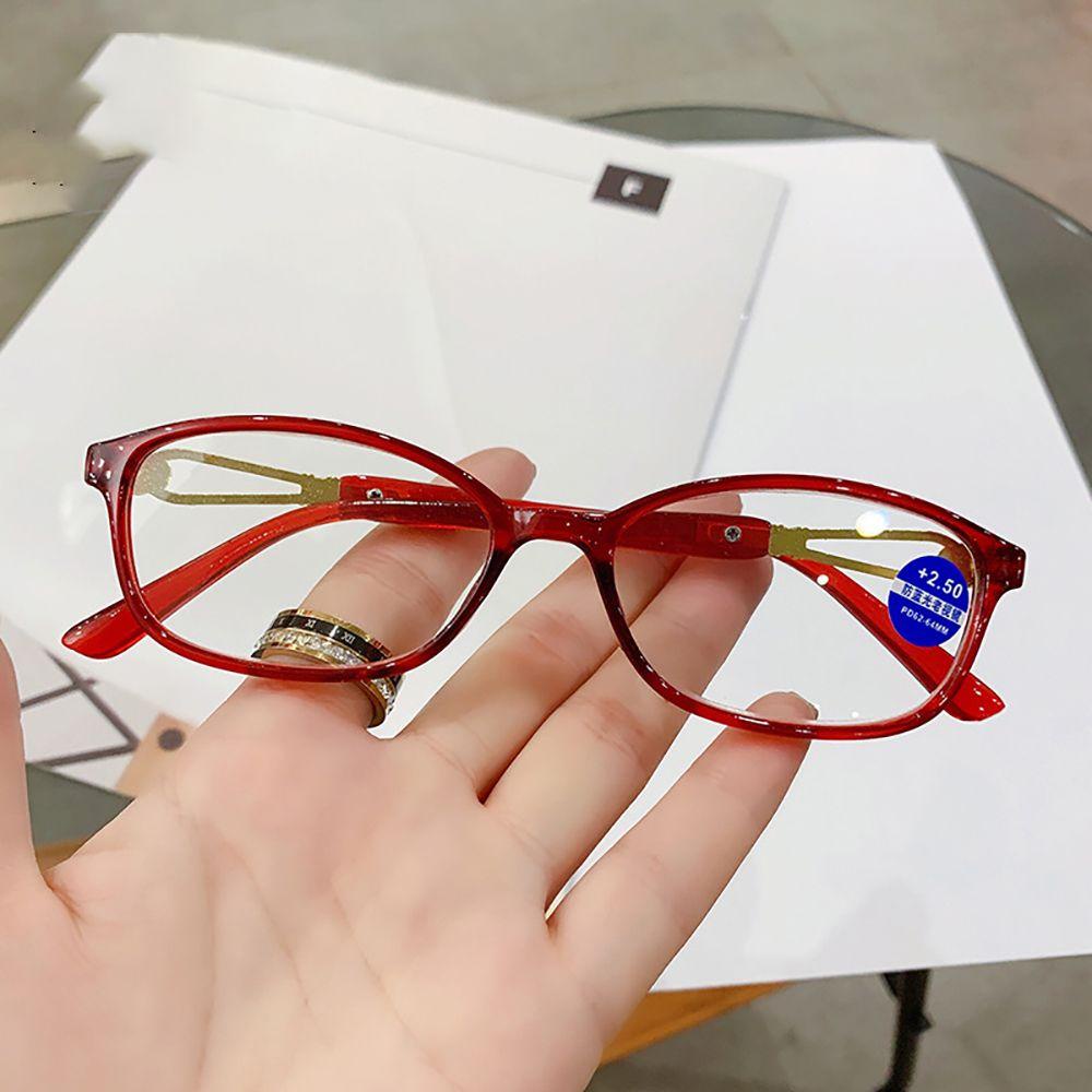 Mxbeauty Kacamata Presbyopic Retro Kaca Mata Anti Radiasi Untuk Wanita Blocking Eyeglasses Female Male Square Frame Kacamata Komputer Kacamata Baca