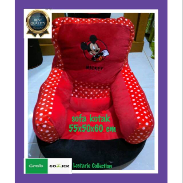 SOFA TEMPAT DUDUK KURSI BAYI ANAK BONEKA KARAKTER MICKEY