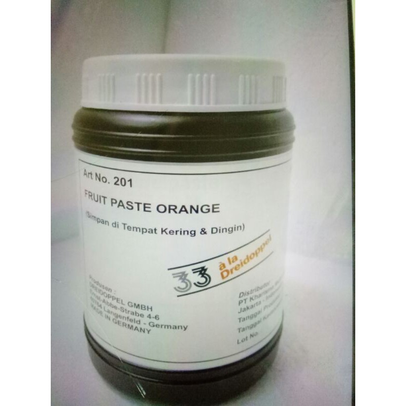 Dreidoppel Orange Paste 50g