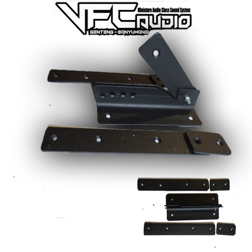 Bracket 3 in1 Line Array miniatur 4 inch