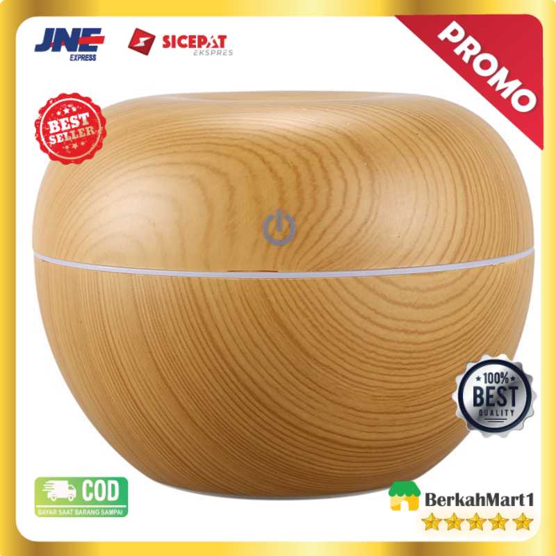 Taffware Air Humidifier Ultrasonic Aromatherapy Wood 130ml HUMI AUG17