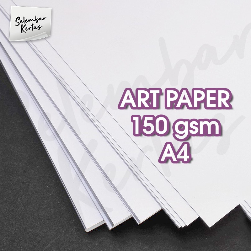 

Kertas Art Paper 150 gsm Ukuran A4 isi 50 lembar