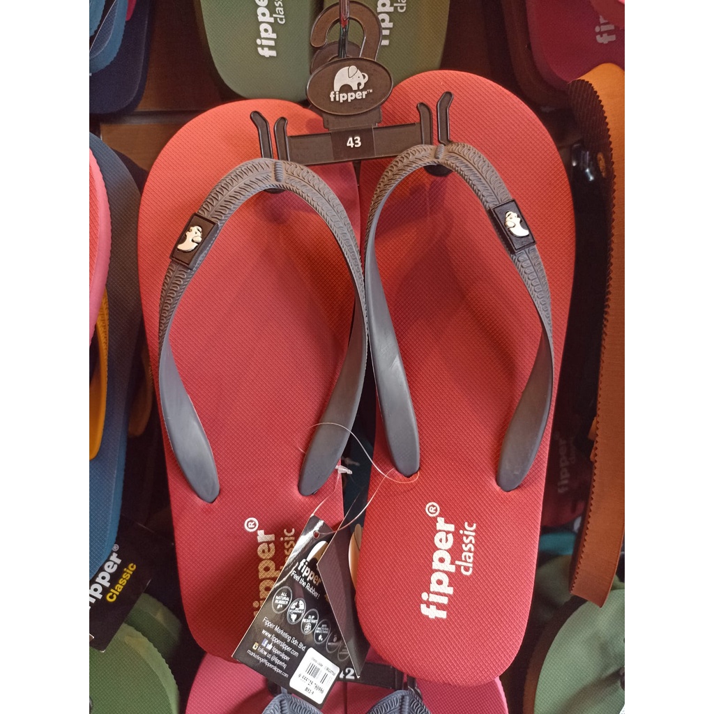 Sandal Fipper Classic Red Blush Grey Dark Original