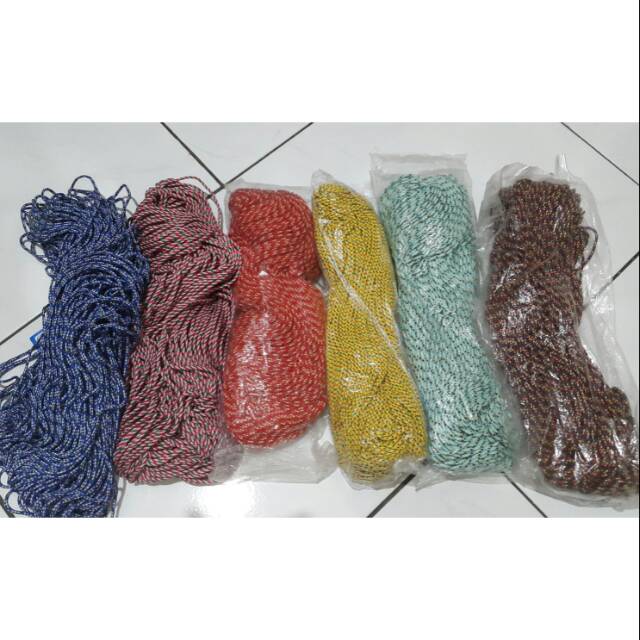 Tali prusik / tali gelang / tali meronce kalung masker 2 mm - 20 meter/30 yard