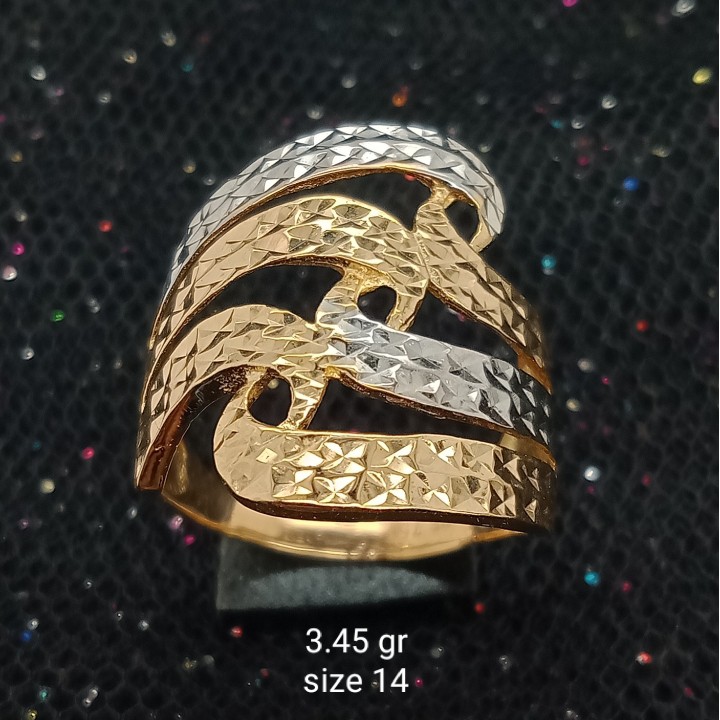 Cincin Emas 17K - 3.45 gr Kadar 750 - 964