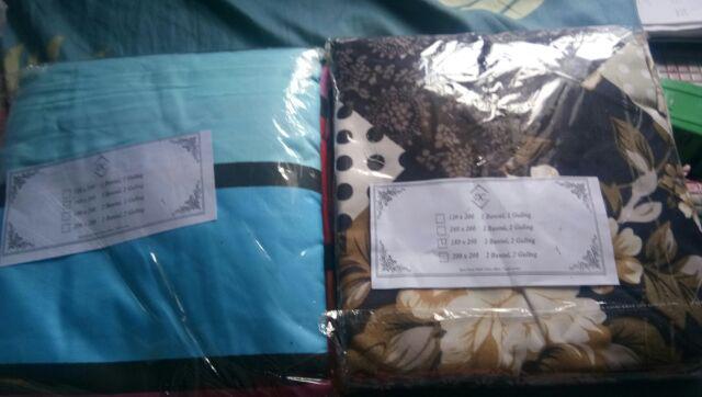 Sprei Rainbow Bahan Katun Mikrotex Tak Berpasir