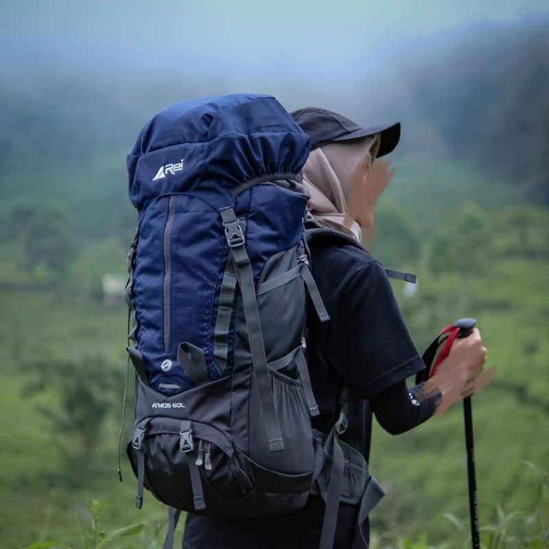 Paket Tas Gunung keril Carrier rei Atmos 60 Liter / Rei Arei Atmos 60L Carrier Tas Gunung / atmos