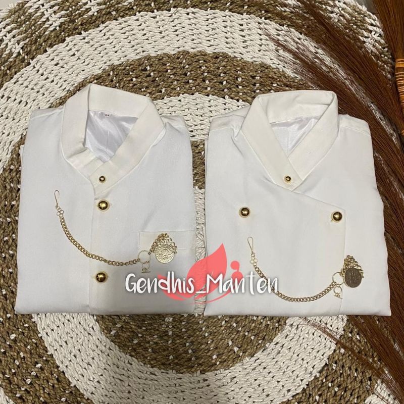 Beskap Jawa, Solo & Jogja - Warna Putih