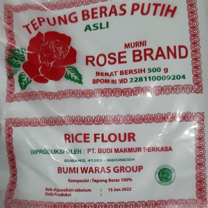 

Ketan-Beras-Tepung- Tepung Beras Rosebrand 500 Gr -Tepung-Beras-Ketan.