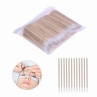 Wood wooden stick stik cotton eyelash sulam aplikasi anastesi Produk Good Quality