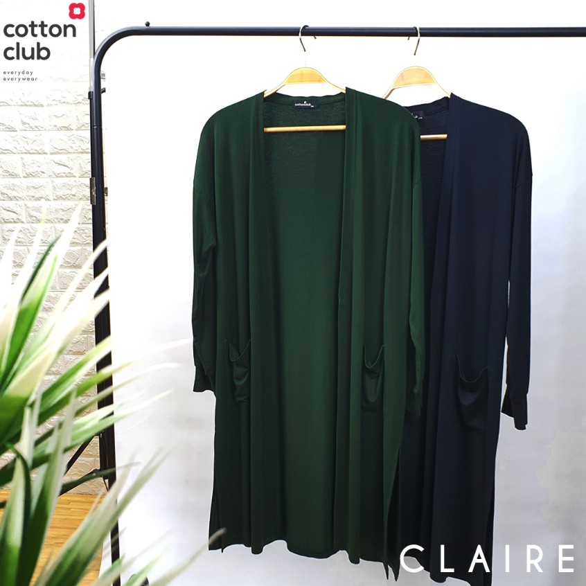 Outer Lengan Panjang / Cardigan Wanita Cotton Club - Claire Cardigan